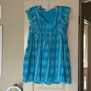 Blue Entro mini dress